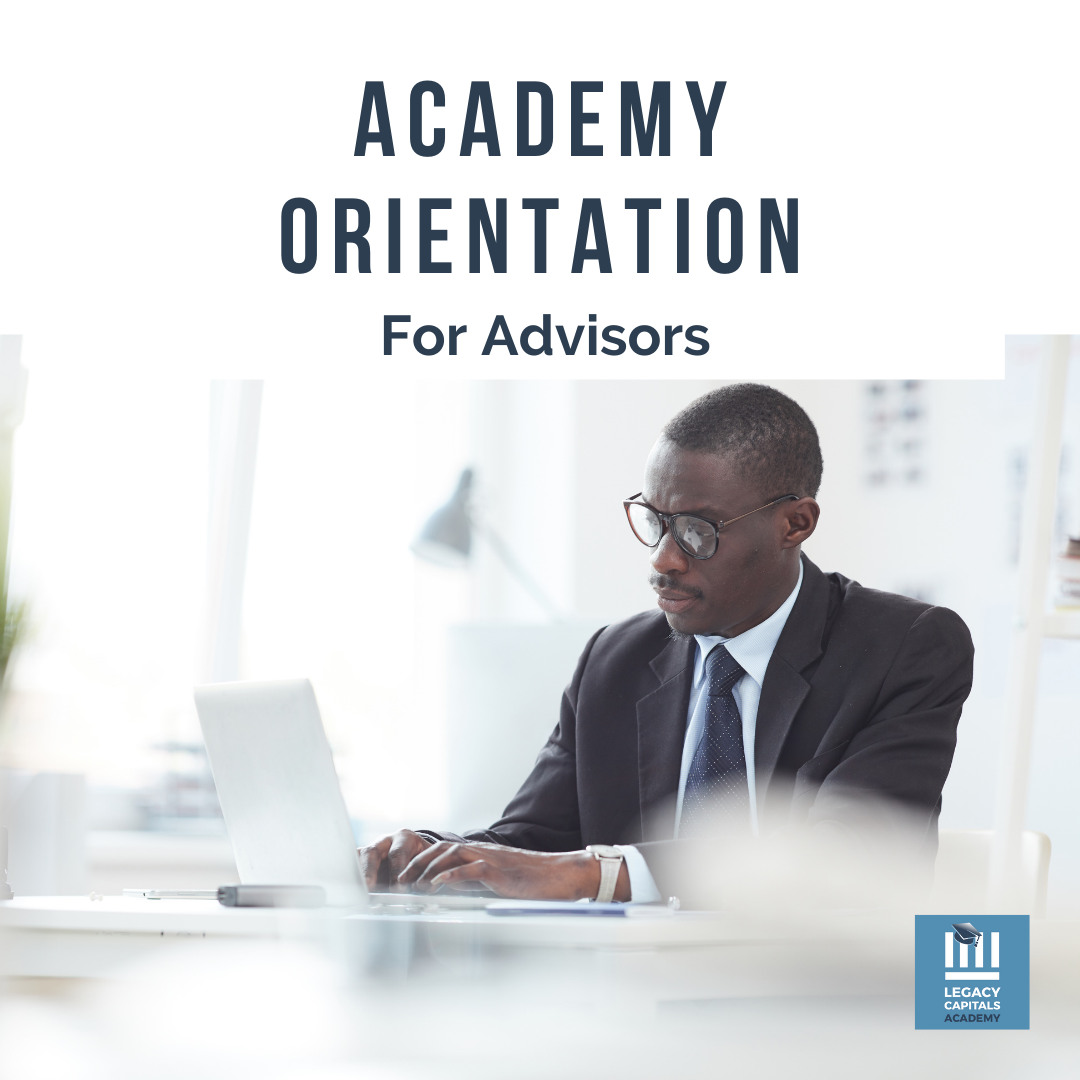 Academy Orientation for Advisors